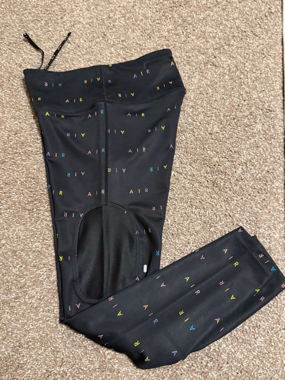 Nike Dri Fit Active Leggings with Multicolor AIR Print